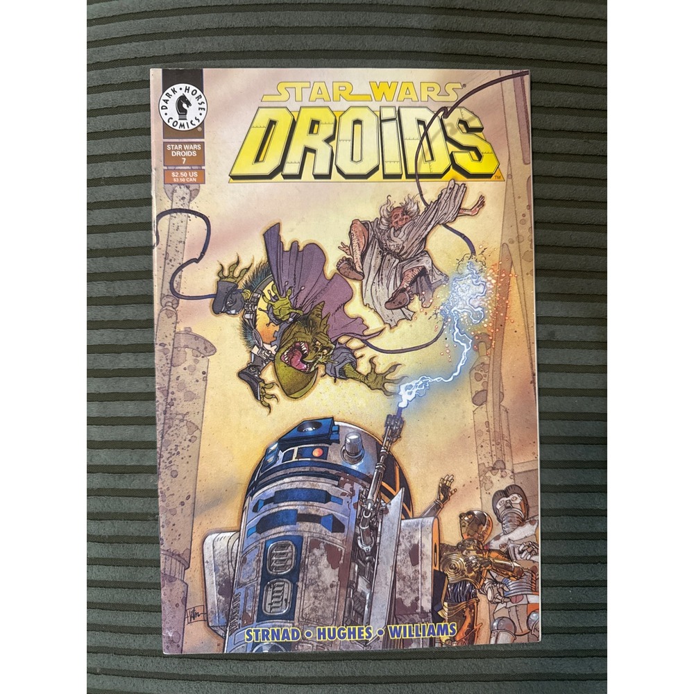 Dark Horse Comics Star Wars Droids 7 1995 Adam Hughes Cover R2-D2 C-3PO Sci-Fi